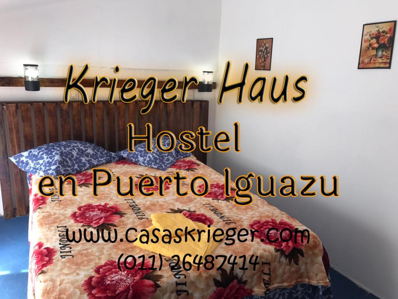 푸에르토이과수 Krieger Haus 호스텔 외부 사진