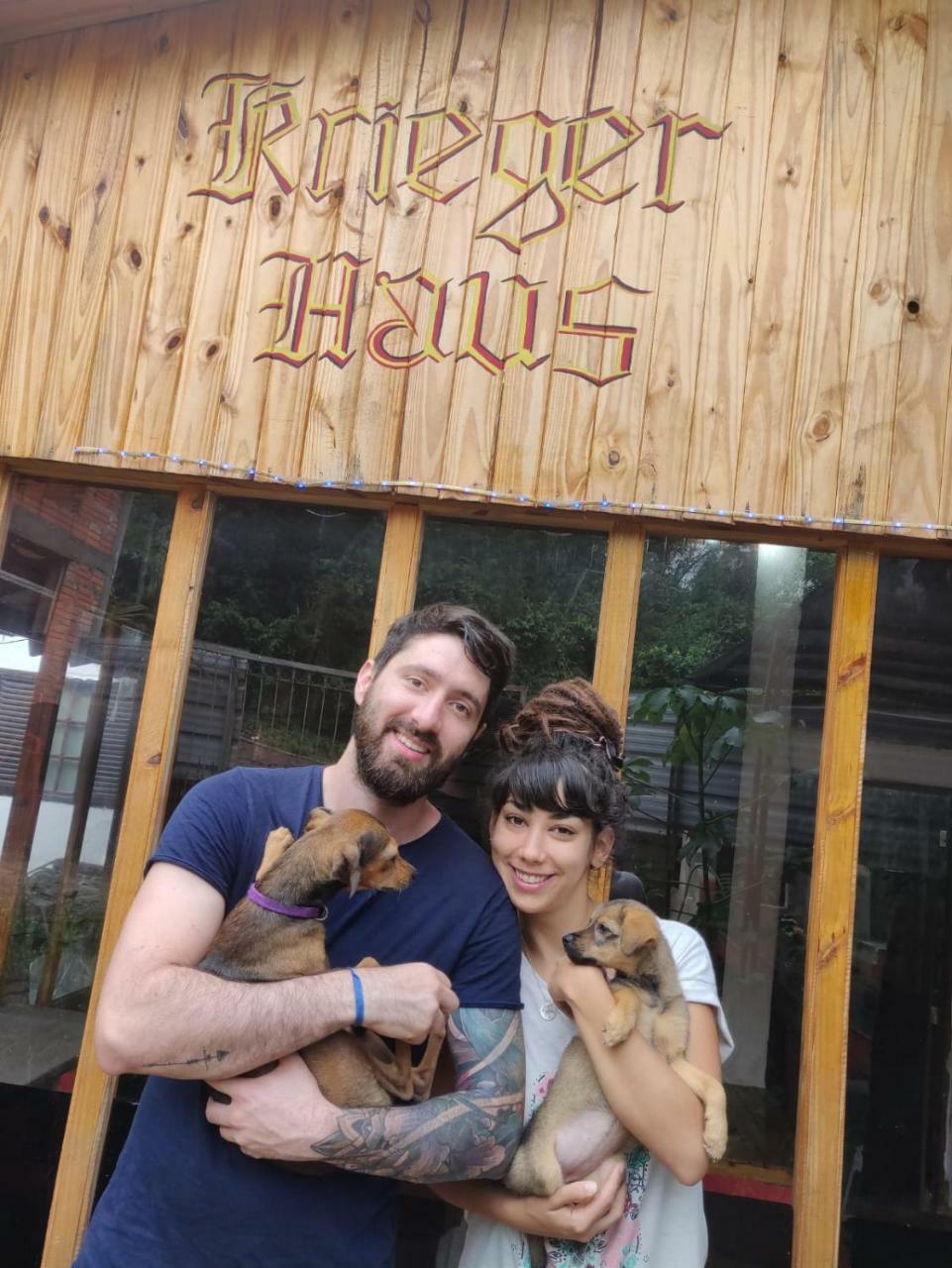 푸에르토이과수 Krieger Haus 호스텔 외부 사진